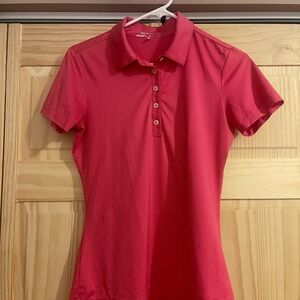 Nike Women's Red Button Down Shirt